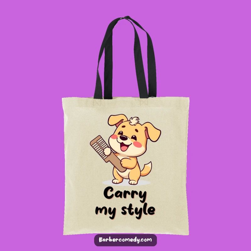 Funny Dog Grooming Tote Bag: Carry Your Grooming Gear with Joy, Perfect Funny Gift